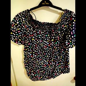 J Crew size 14 tall off shoulder top